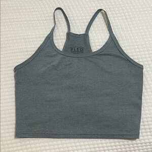 Fleo Charcoal Racerback Tank
